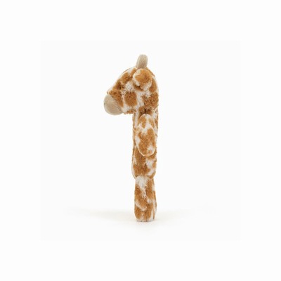 Jellycat Bashful Giraffe Ring Rattle New Zealand | SVCFN6370